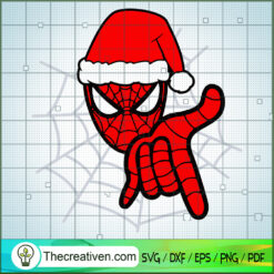 Spider-Man Santa SVG, Christmas SVG, Marvel SVG