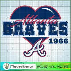 Atlanta Braves 1966 SVG, Atlanta Braves World Series SVG, MLB SVG