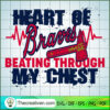 Heart Of Braves Beating Thro SVG Cut File for Cricut 2 Heart Of Braves Beating 1