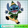 Christmas Stitch Elf SVG, Funny Stitch SVG, Elf Christmas SVG