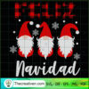 Feliz Navidad with Gnomes Buffalo Plaid copy
