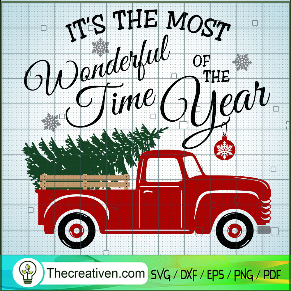 It's The Most Wonderful Time Of The Ye SVG Cut File fo Design 63169 1 It's The Most Wonderful Time Of The Ye SVG Cut File fo Design 63169