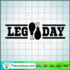 Leg Day SVG, Thanksgiving SVG, Turkey Leg SVG