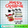 Merry Christmas Special Delivery SVG Cut File for Cricut & Silhouette
