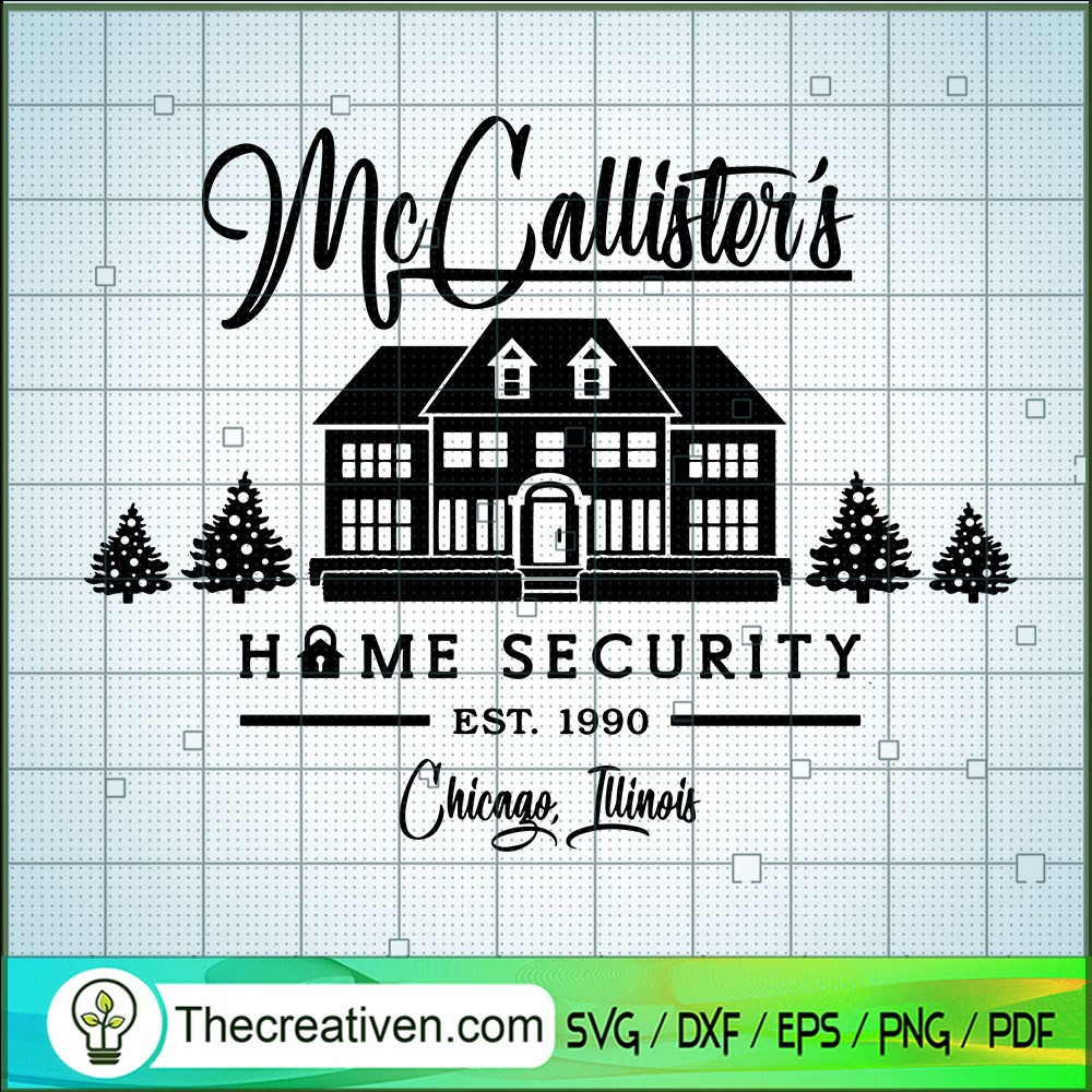 McCallisters Home Security SVG, Home Alone SVG, Kevin McCallister SVG 1 McCallisters Home Security SVG, Home Alone SVG, Kevin McCallister SVG
