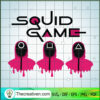 Squid Game Characters SVG, Hot Movie SVG, Squid Game Korea SVG
