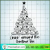 Crocin Around The Christmas Tree SVG Cut File for Cric Design 63413