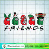Friends Among Us Christmas SVG Cut File for Cricut & Silhouette