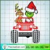 Grinch And Max On Jeep SVG Cut File for Cricut & Silhouette