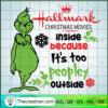 Hallmark Christmas Movies In SVG Cut File for Cricut 2 Hallmark Grinch SVG Design Silhouette Cricut or Print copy