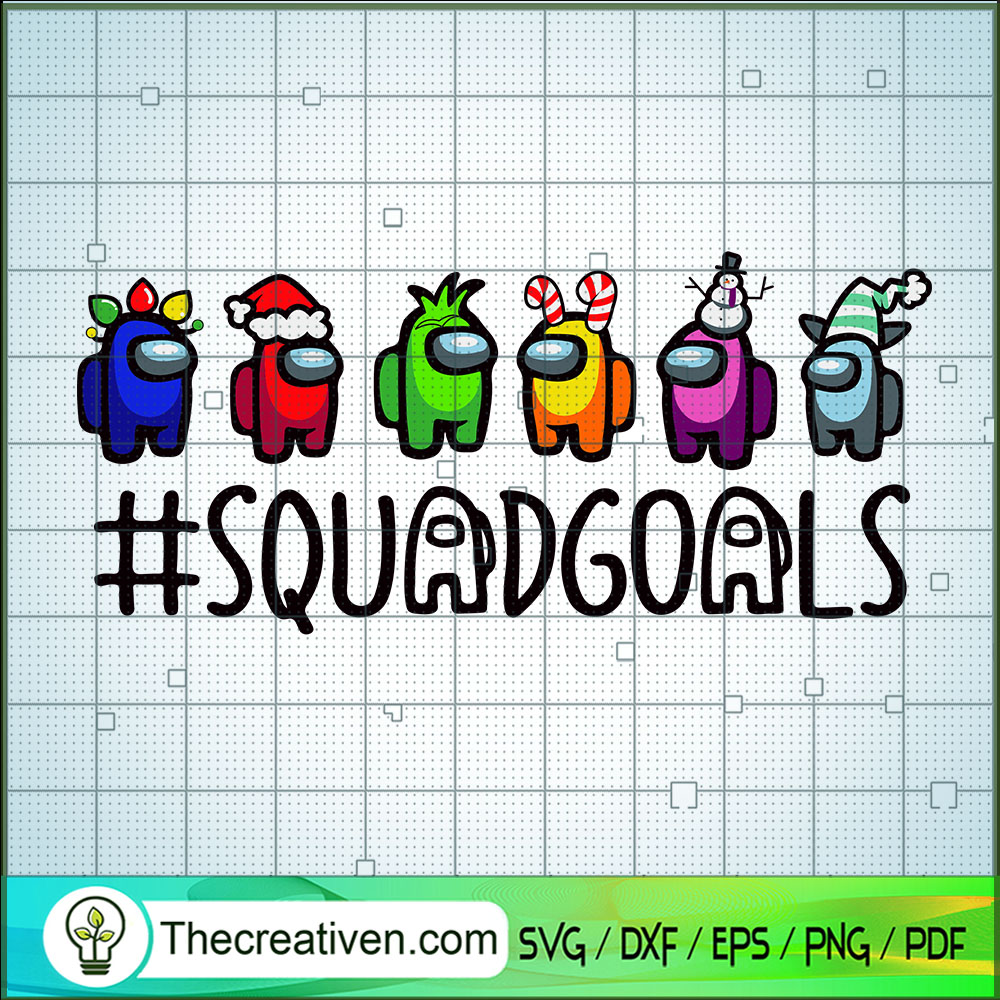 Squadgoals Christmas Among Us SVG Cut File for Cricut & Silhouette 1 Squadgoals Christmas Among Us SVG Cut File for Cricut & Silhouette