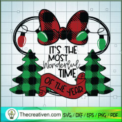 It's The Most Wonderful Time Of The Ye SVG Cut File fo Design 63614