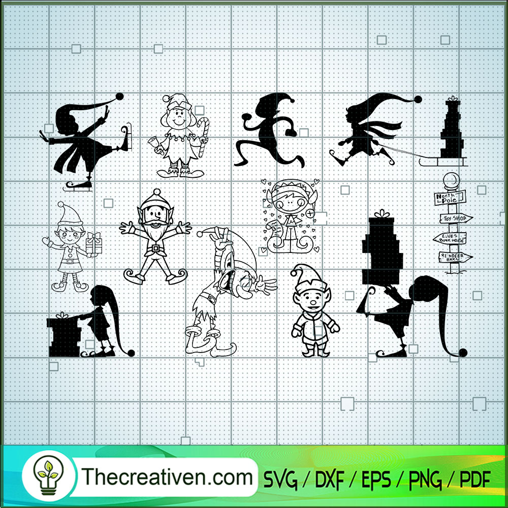 Elf Action Bundle SVG, Elf Christmas SVG, Funny Christmas SVG 1 Elf Action Bundle SVG, Elf Christmas SVG, Funny Christmas SVG