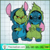 Grinch And Stitch SVG, Grinch Christmas SVG, Disney Stitch SVG