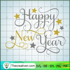 Happy New Year SVG, New Year's Eve SVG, Coutdown SVG