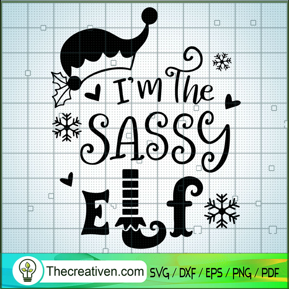 I'm The Sassy SVG, Elf Christmas SVG, Christmas Movie SVG 1 I'm The Sassy SVG, Elf Christmas SVG, Christmas Movie SVG