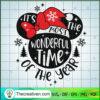 Disney Minnie Christmas SVG Cut File for Cricut & Silhouette 3 Its The Most Wonderful Time Of The Year Svg Merry Christmas Svg Cute Christmas Clipart Pn copy
