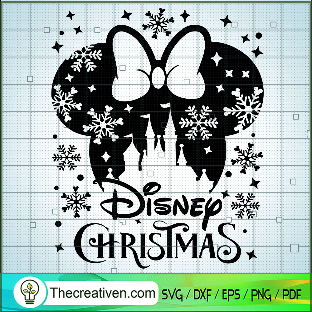 Minnie Mouse Disney Christma SVG Cut File for Cricut 1 Minnie Mouse Disney Christma SVG Cut File for Cricut
