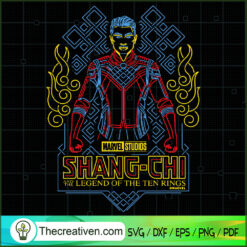 Shang-Chi Neon Light SVG Cut File for Cricut & Silhouette