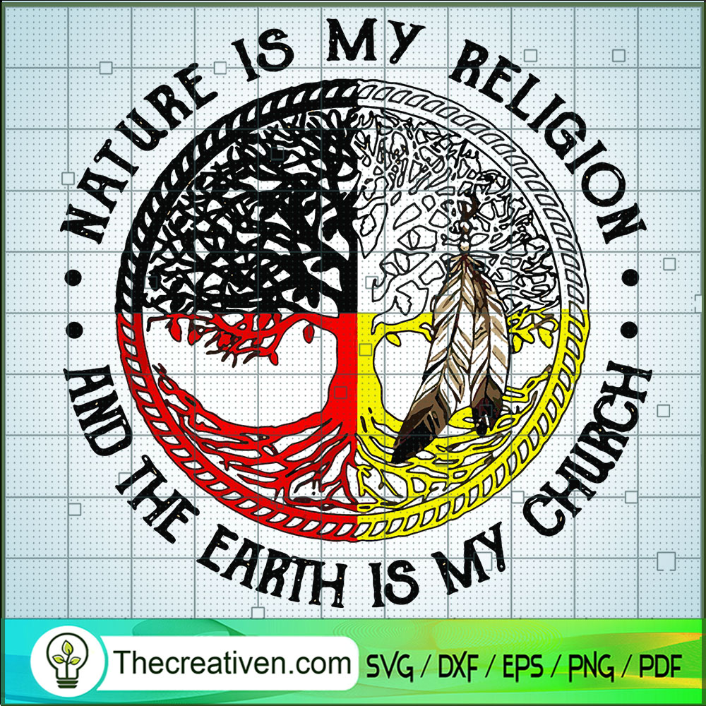 Nature is My Religion And Th SVG Cut File for Cricut 1 Nature is My Religion And Th SVG Cut File for Cricut
