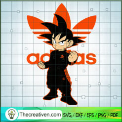 Goku Adidas SVG, Adidas SVG, Dragon Ball Super SVG