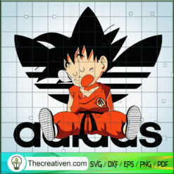 Adidas Goku SVG, Adidas SVG, Dragon Ball SVG
