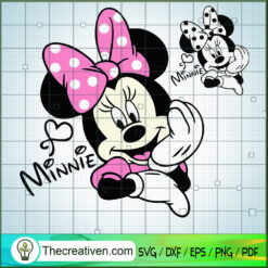 Minnie Mouse Signature SVG, Mickey Minnie SVG, Disney SVG
