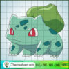 Bulbasaur Pokemon SVG, Pokemon Dex SVG, Pokemon Cartoon SVG