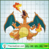 Charizard Pokemon SVG, Pokemon Dex SVG, Pokemon Cartoon SVG