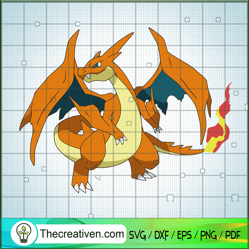 Mega Charizard Fire Pokemon SVG, Pokemon Dex SVG, Pokemon Cartoon SVG 1 Mega Charizard Fire Pokemon SVG, Pokemon Dex SVG, Pokemon Cartoon SVG