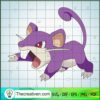 Rattata Male Pokemon SVG, Pokemon Dex SVG, Pokemon Cartoon SVG 3 019 rattata male by tzblacktd da1tykb copy