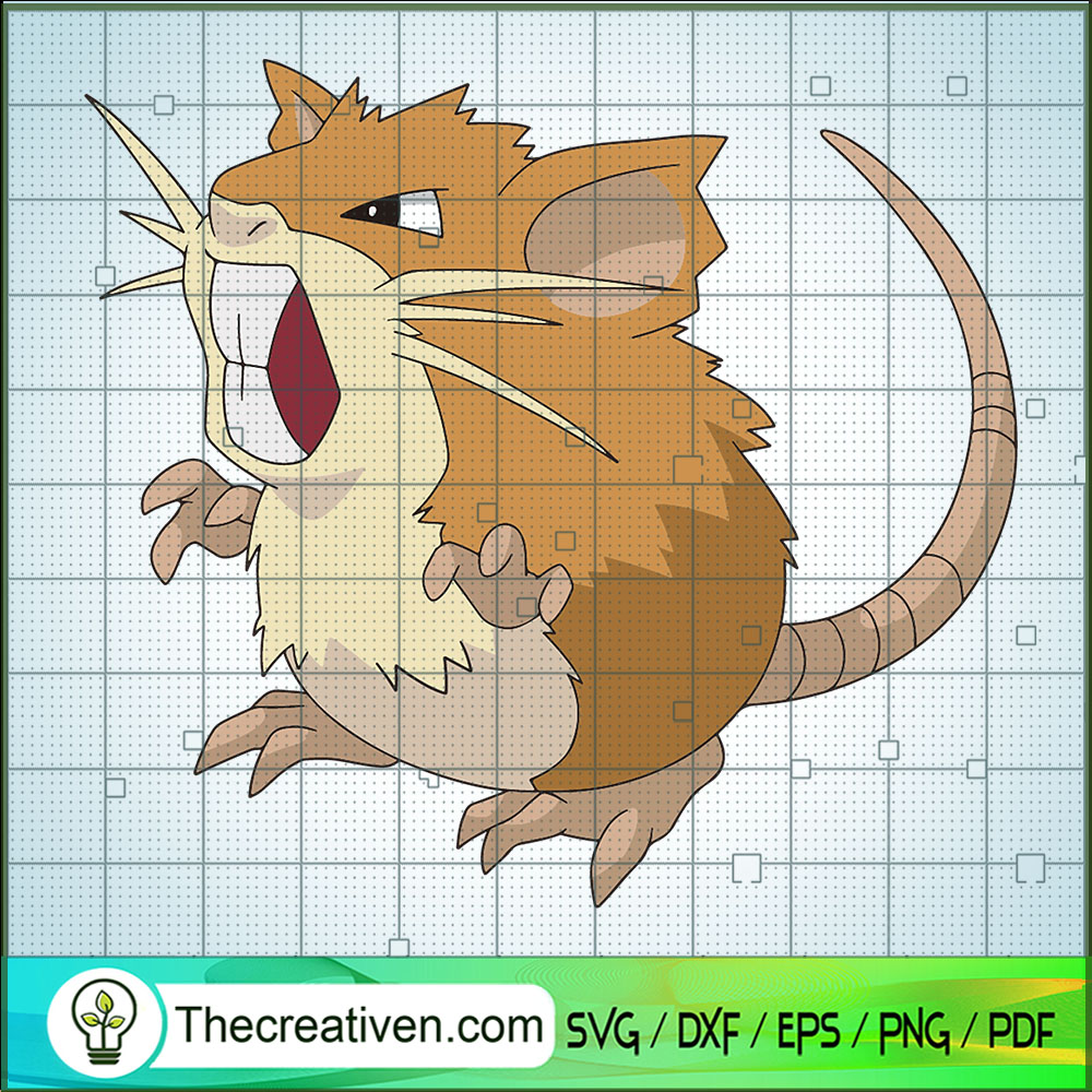 Raticate Male Pokemon SVG, Pokemon Dex SVG, Pokemon Cartoon SVG 1 Raticate Male Pokemon SVG, Pokemon Dex SVG, Pokemon Cartoon SVG