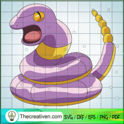 Ekans Pokemon SVG, Pokemon Dex SVG, Pokemon Cartoon SVG