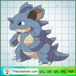 Nidoqueen Pokemon SVG, Pokemon Dex SVG, Pokemon Cartoon SVG