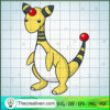 Ampharos Pokemon SVG, Pokemon Dex SVG, Pokemon Cartoon SVG