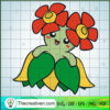 Bellossom Pokemon SVG, Pokemon Dex SVG, Pokemon Cartoon SVG