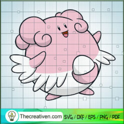 Blissey Pokemon SVG, Pokemon Dex SVG, Pokemon Cartoon SVG