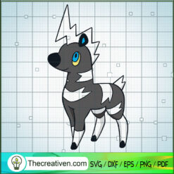 Blitzle Pokemon SVG, Pokemon Dex SVG, Pokemon Cartoon SVG