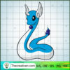 Dragonair Pokemon SVG, Pokemon Dex SVG, Pokemon Cartoon SVG 2 Dragonair copy