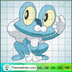 Froakie Pokemon SVG, Pokemon Dex SVG, Pokemon Cartoon SVG