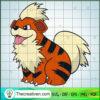 Growlithe Pokemon SVG Cut File for Cricut & Silhouette Design 64551 2 Growlithe copy