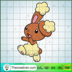 Buneary Pokemon SVG, Pokemon Dex SVG, Pokemon SVG