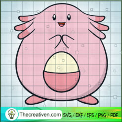 Chansey Pokemon SVG, Pokemon Dex SVG, Pokemon SVG
