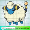 Mareep Pokemon SVG, Pokemon Dex SVG, Pokemon Cartoon SVG