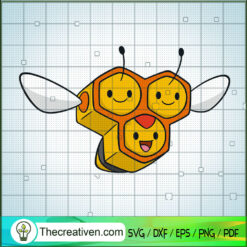 Combee Pokemon SVG, Pokemon Dex SVG, Pokemon SVG