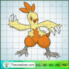 Combusken Pokemon SVG, Pokemon Dex SVG, Pokemon SVG