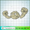 Geodude Pokemon SVG, Pokemon Dex SVG, Pokemon SVG 3 Geodude copy