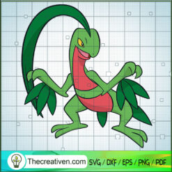 Grovyle Pokemon SVG, Pokemon Dex SVG, Pokemon SVG