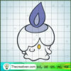 Litwick Pokemon SVG, Pokemon Dex SVG, Pokemon SVG 2 Litwick copy