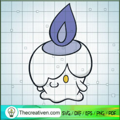 Litwick Pokemon SVG, Pokemon Dex SVG, Pokemon SVG